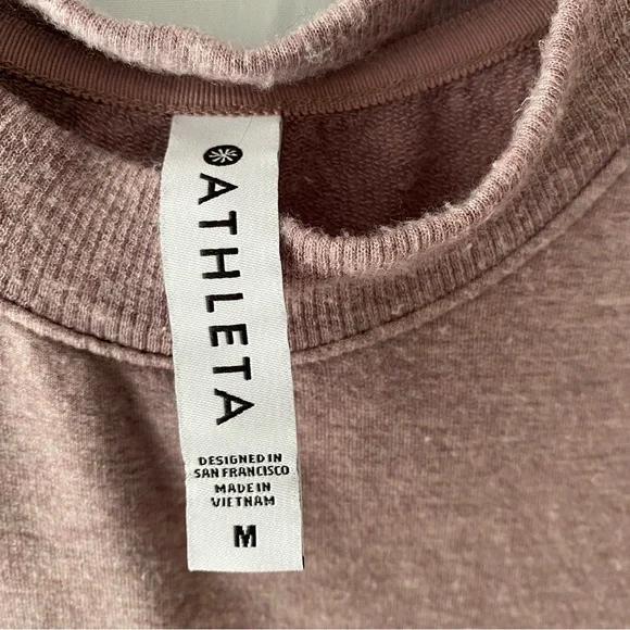 NWOT Athleta dress tunic in Palermo Pink SZ M.  Very soft - Picture 5 of 14